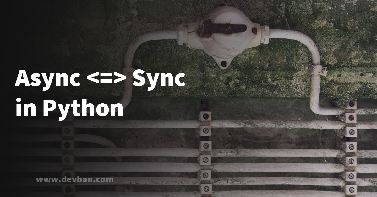 async sync python