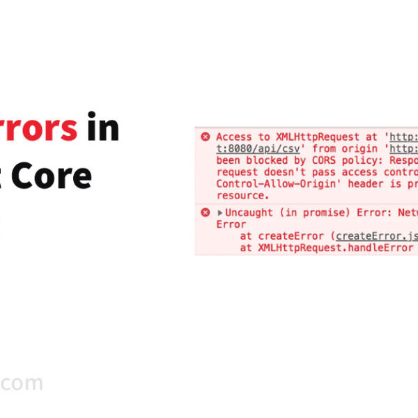 cors errors asp net core react